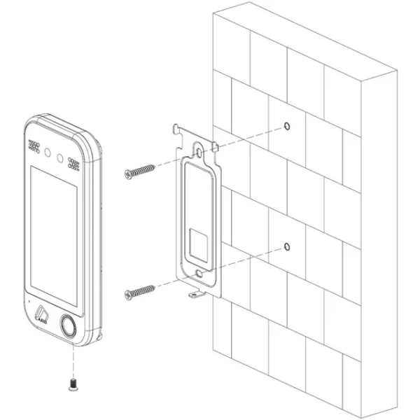 TM-AI67FW Waterproof Dynamic Face&Fingerprint Recognition Terminal - Image 2